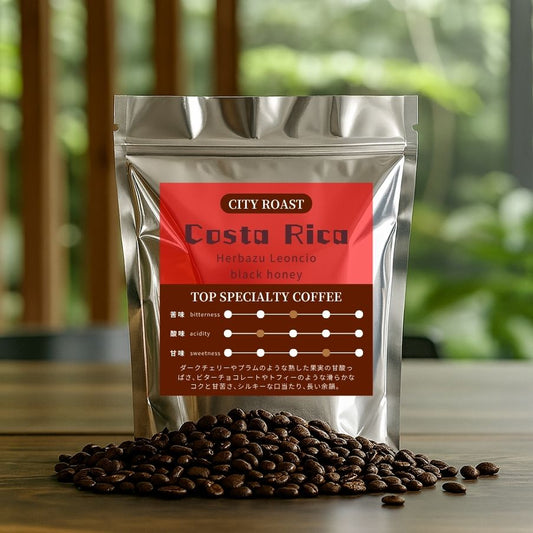 【中深煎り】 コスタリカ ビジャサルチ レオンシオ農園 エルバス・マイクロミル ブラックハニー