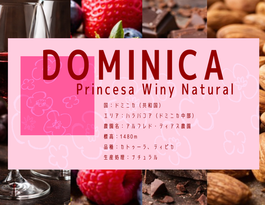 ［中深煎り］Dominica Princesa Winy Natural