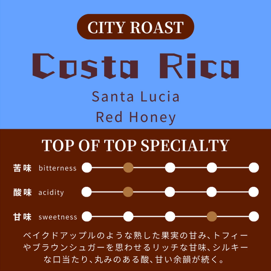 【中深煎り】 コスタリカ　ゲイシャ　エルサル・デ・サルセロ ミル／サンタルシア農園　レッドハニー