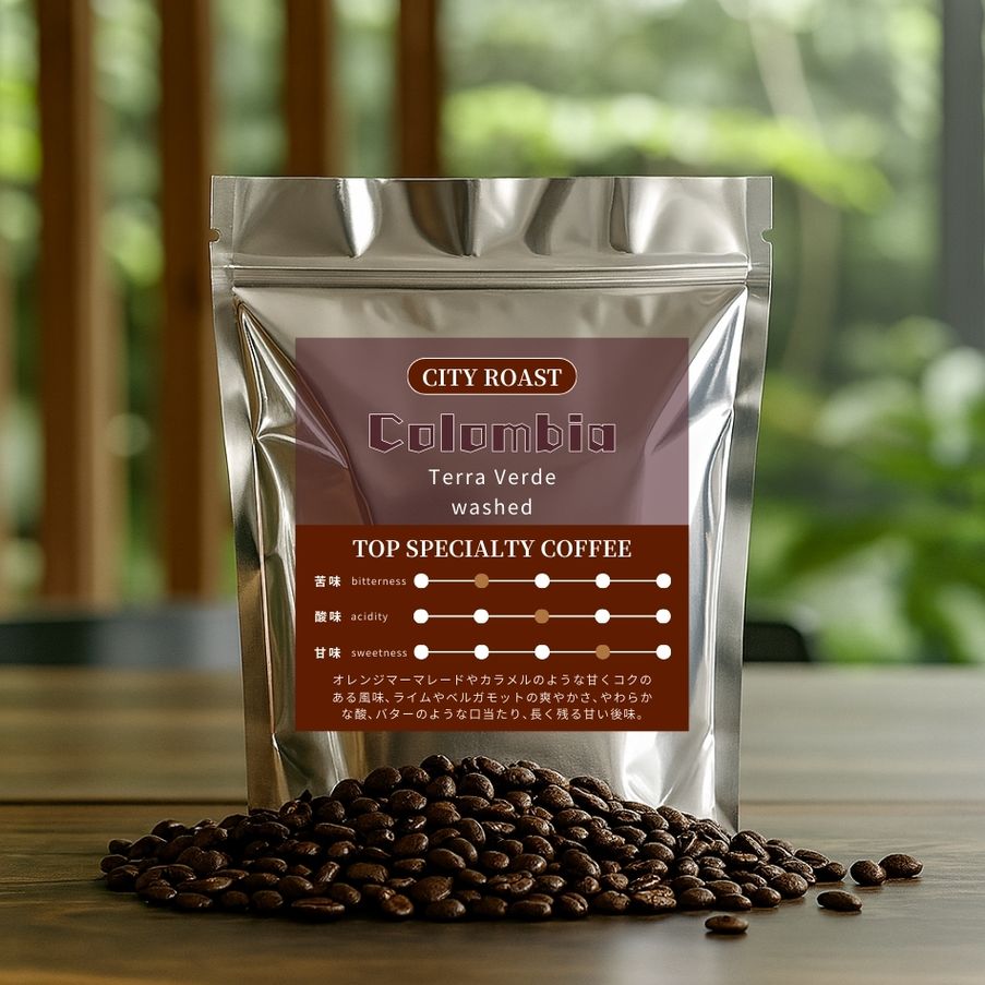 【中深煎り】 コロンビア　ゲイシャ　テラ・ヴェルデ生産組合　ウォッシュド